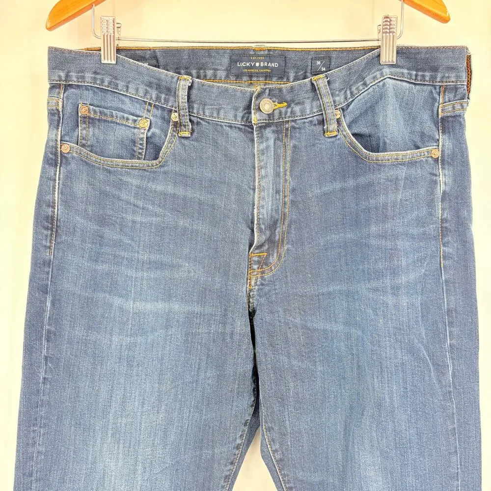 Lucky Brand 410 Athletic Slim Men’s Jeans 36x34 Heritage Americana Classic Denim